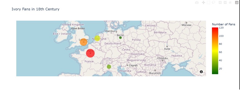 Ivory Fans in 18th Century